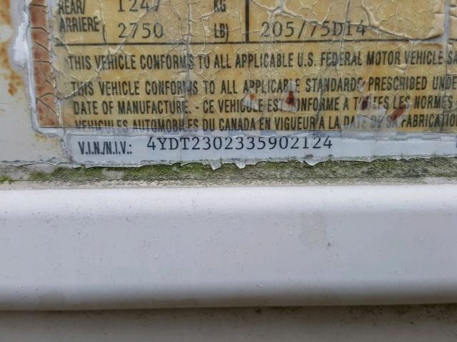 4YDT2302335002124 - 2003 OUTB TRAVEL TRL ორფეროვანი ფოტო 10