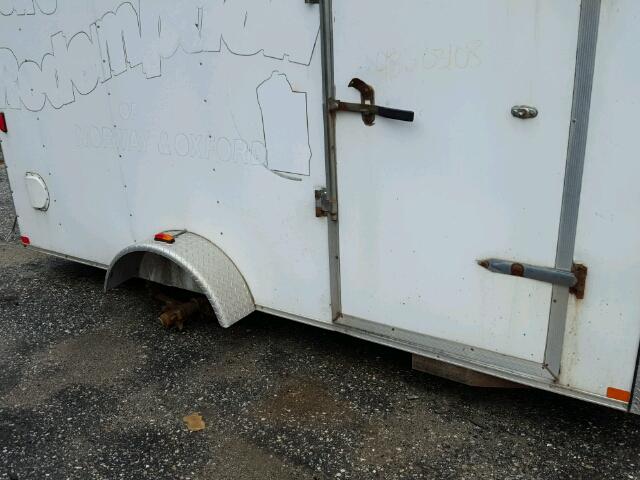 4YMCL1219CV005041 - 2012 UTILITY TRAILER WHITE photo 9