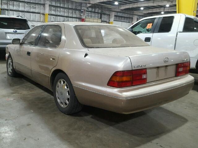 JT8BH28F1V0086284 - 1997 LEXUS LS 400 GOLD photo 3