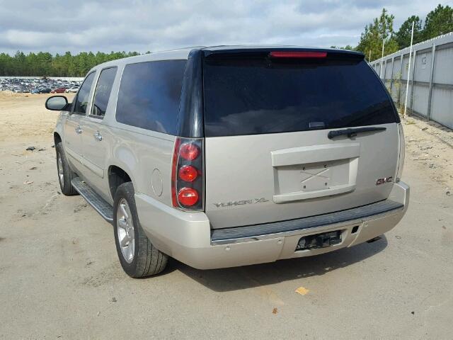 1GKFK66877J302107 - 2007 GMC YUKON XL SILVER photo 3