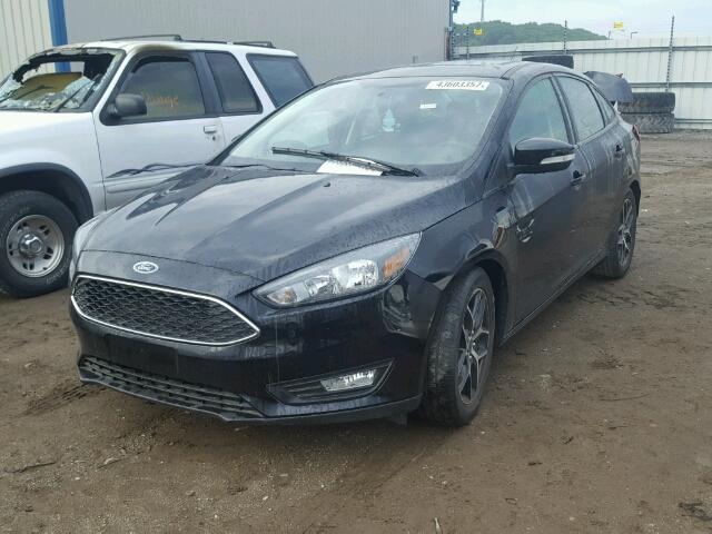 1FADP3H28HL257234 - 2017 FORD FOCUS SEL BLACK photo 2