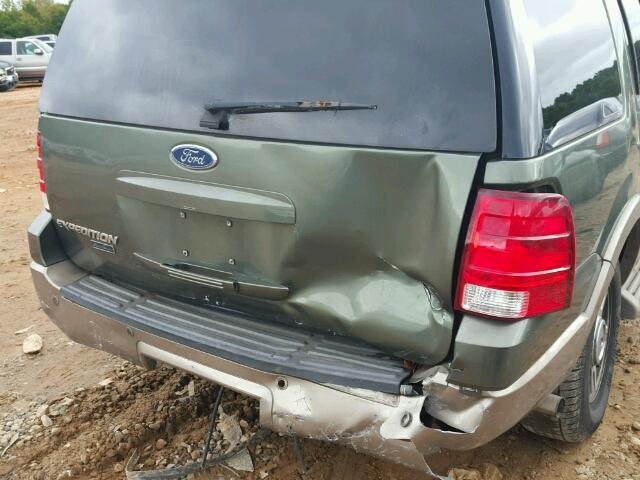 1FMPU17L24LA48057 - 2004 FORD EXPEDITION GREEN photo 9