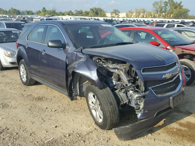 2GNALAEK1E6131178 - 2014 CHEVROLET EQUINOX LS BLUE photo 1