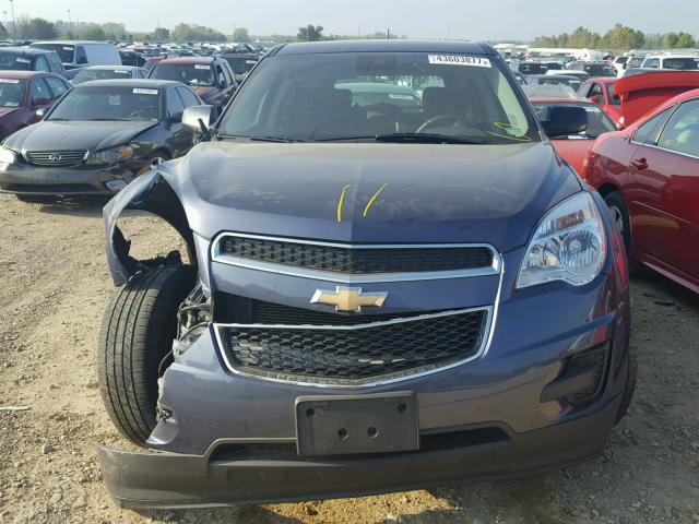 2GNALAEK1E6131178 - 2014 CHEVROLET EQUINOX LS BLUE photo 7