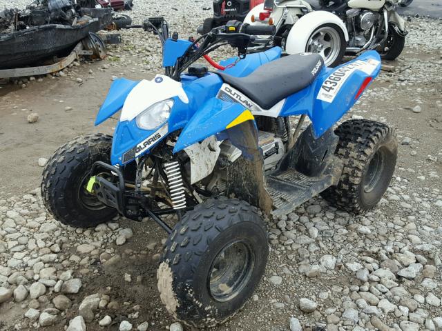 RF3KA09A4ET083647 - 2014 POLARIS OUTLAW 90 BLUE photo 2