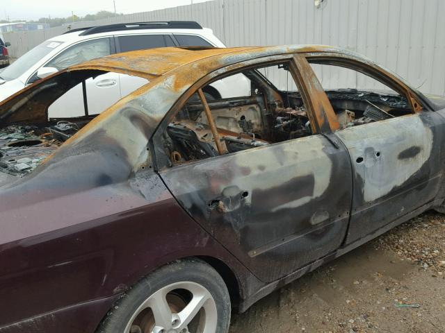 5NPEU46F76H063685 - 2006 HYUNDAI SONATA GLS BURN photo 10