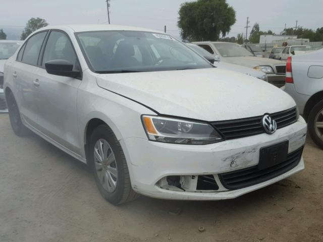 3VW2K7AJ1BM086919 - 2011 VOLKSWAGEN JETTA BASE თეთრი ფოტო 1