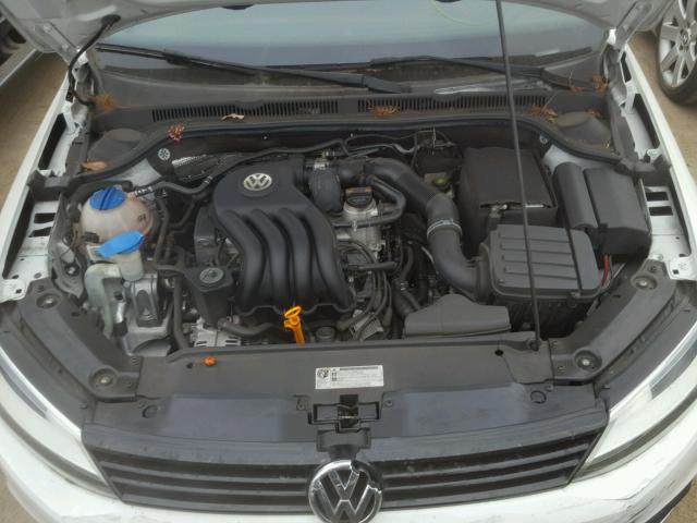 3VW2K7AJ1BM086919 - 2011 VOLKSWAGEN JETTA BASE თეთრი ფოტო 7