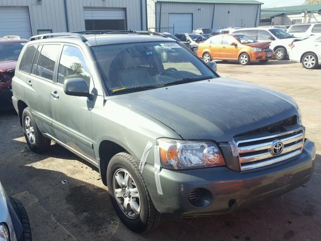 JTEEP21A660146850 - 2006 TOYOTA HIGHLANDER BEIGE photo 1