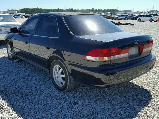 JHMCG56782C002380 - 2002 HONDA ACCORD SE BLACK photo 3