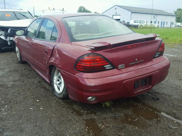 1G2NE52E75M116541 - 2005 PONTIAC GRAND AM S Qırmızı foto 3