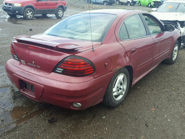 1G2NE52E75M116541 - 2005 PONTIAC GRAND AM S Qırmızı foto 4