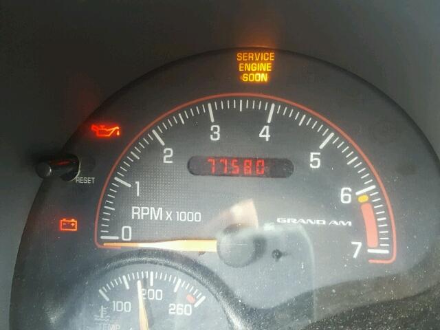 1G2NE52E75M116541 - 2005 PONTIAC GRAND AM S Qırmızı foto 8