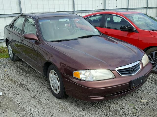 1YVGF22C3Y5104538 - 2000 MAZDA 626 ES MAROON photo 1