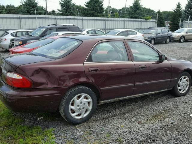 1YVGF22C3Y5104538 - 2000 MAZDA 626 ES MAROON photo 4