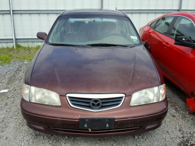 1YVGF22C3Y5104538 - 2000 MAZDA 626 ES MAROON photo 9