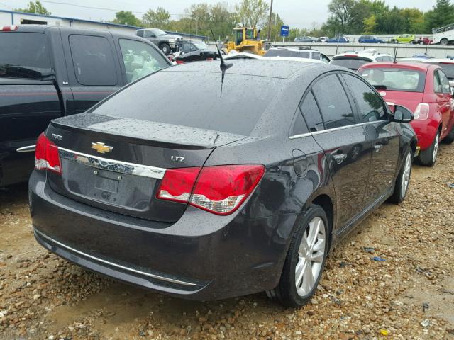 1G1PG5SB0E7379837 - 2014 CHEVROLET CRUZE LTZ CHARCOAL photo 4