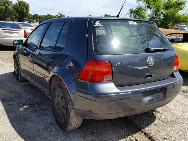 9BWFL61J664008459 - 2006 VOLKSWAGEN GOLF GL BLUE photo 3