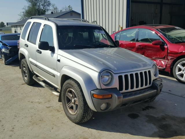 1J4GL48K94W190784 - 2004 JEEP LIBERTY SP SILVER photo 1