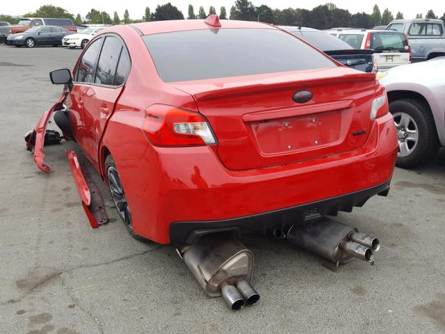 JF1VA1A62J9821471 - 2018 SUBARU WRX RED photo 3