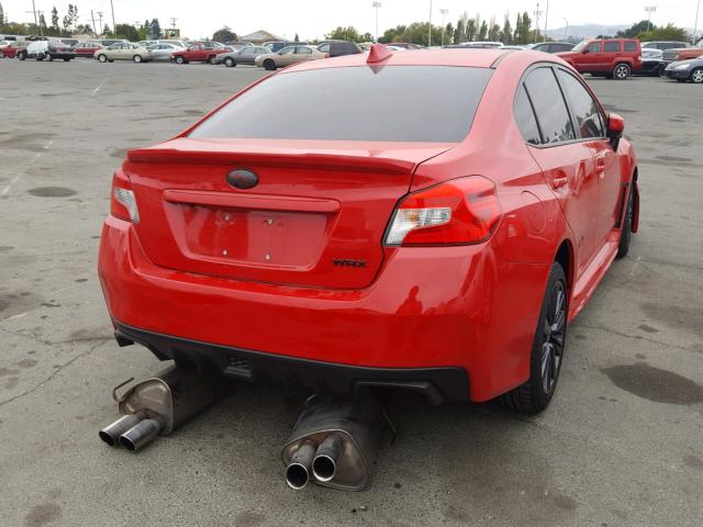 JF1VA1A62J9821471 - 2018 SUBARU WRX RED photo 4