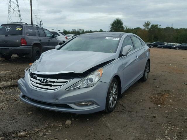 5NPEC4AB5CH411650 - 2012 HYUNDAI SONATA SE GRAY photo 2