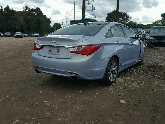 5NPEC4AB5CH411650 - 2012 HYUNDAI SONATA SE 灰色 照片 4