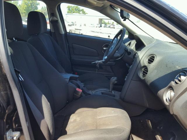 2G2WR554061304343 - 2006 PONTIAC GRAND PRIX შავი ფოტო 5