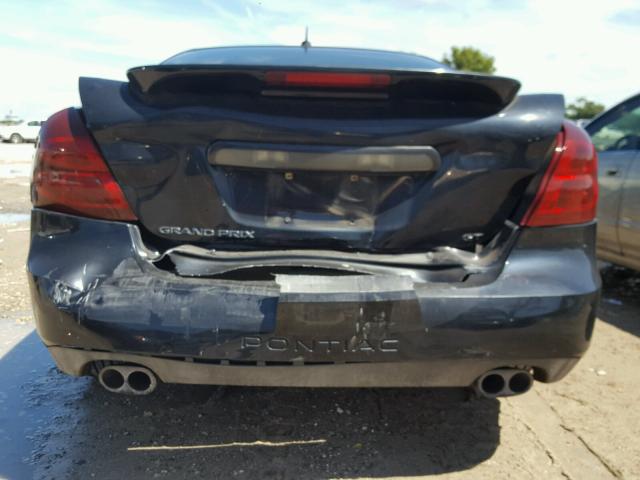 2G2WR554061304343 - 2006 PONTIAC GRAND PRIX შავი ფოტო 9