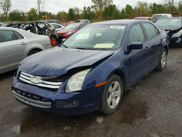 3FAFP07146R168081 - 2006 FORD FUSION SE BLUE photo 2