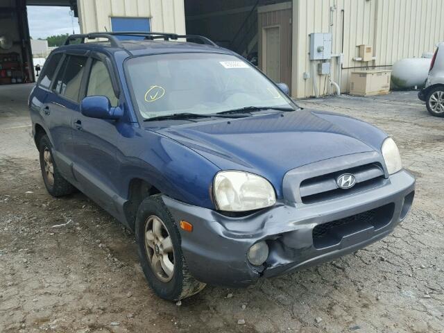 KM8SC13D46U090660 - 2006 HYUNDAI SANTA FE G BLUE photo 1