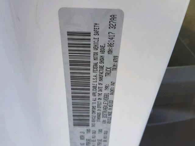 3C6TRVAGXJE103681 - 2018 RAM PROMASTER 白色 照片 10