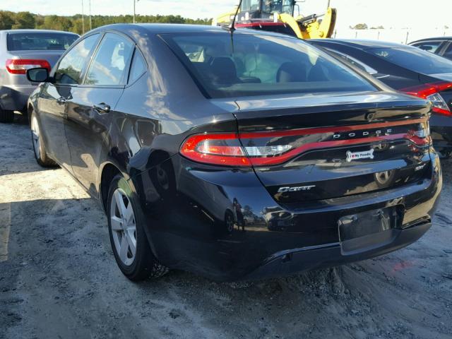 1C3CDFBB5GD565564 - 2016 DODGE DART SXT BLACK photo 3