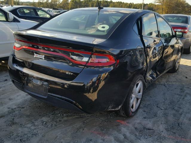 1C3CDFBB5GD565564 - 2016 DODGE DART SXT BLACK photo 4