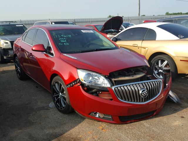 1G4PW5SK9G4143293 - 2016 BUICK VERANO SPO RED photo 1