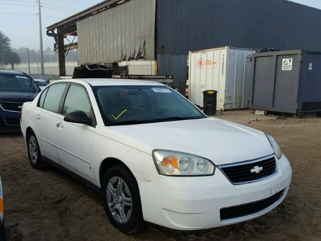 1G1ZS58NX8F147037 - 2008 CHEVROLET MALIBU LS WHITE photo 1