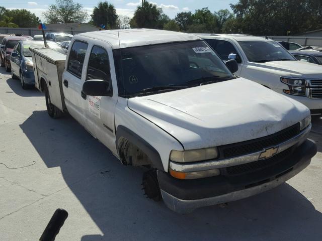 1GBHC23U01F180152 - 2001 CHEVROLET SILVERADO WHITE photo 1