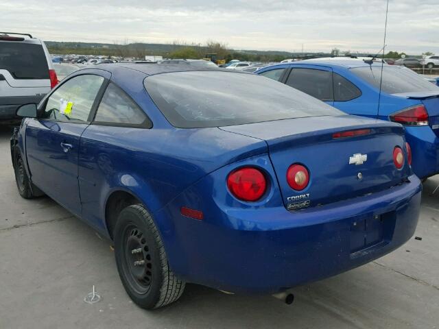 1G1AK12F557671838 - 2005 CHEVROLET COBALT BLUE photo 3