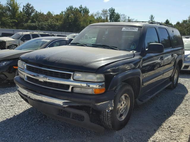 3GNEC16T5YG167697 - 2000 CHEVROLET SUBURBAN BLACK photo 2