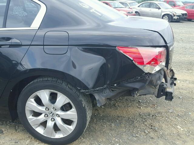 1HGCP26818A143001 - 2008 HONDA ACCORD EXL BLACK photo 9