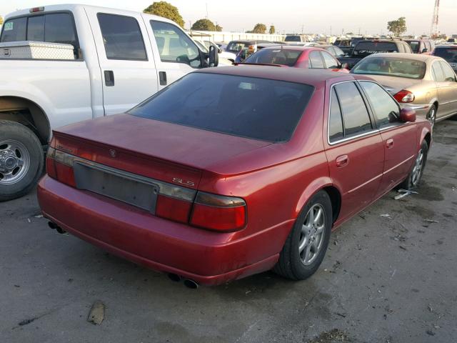 1G6KS54Y21U245685 - 2001 CADILLAC SEVILLE SL RED photo 4