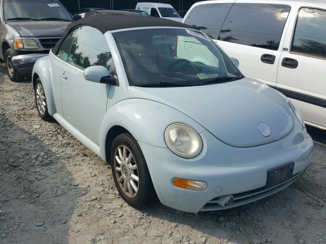 3VWCM31Y64M317482 - 2004 VOLKSWAGEN NEW BEETLE ლურჯი ფოტო 1