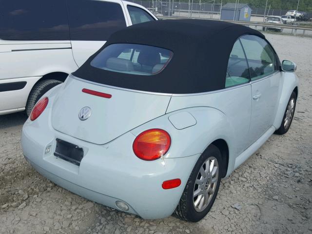 3VWCM31Y64M317482 - 2004 VOLKSWAGEN NEW BEETLE ლურჯი ფოტო 4
