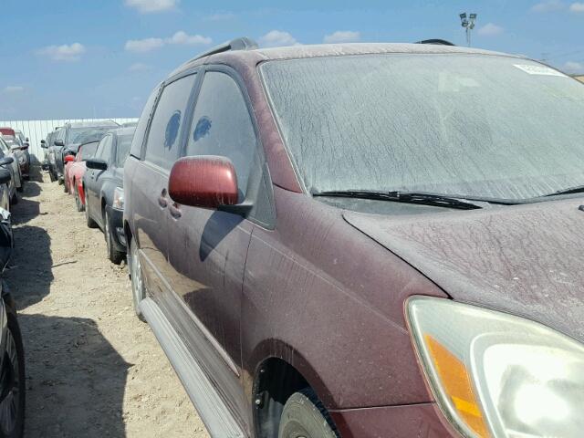 5TDZA22CX4S139661 - 2004 TOYOTA SIENNA XLE MAROON photo 9