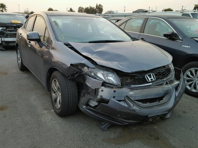 19XFB2F51DE285257 - 2013 HONDA CIVIC GRAY photo 1