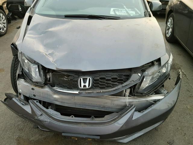 19XFB2F51DE285257 - 2013 HONDA CIVIC GRAY photo 7