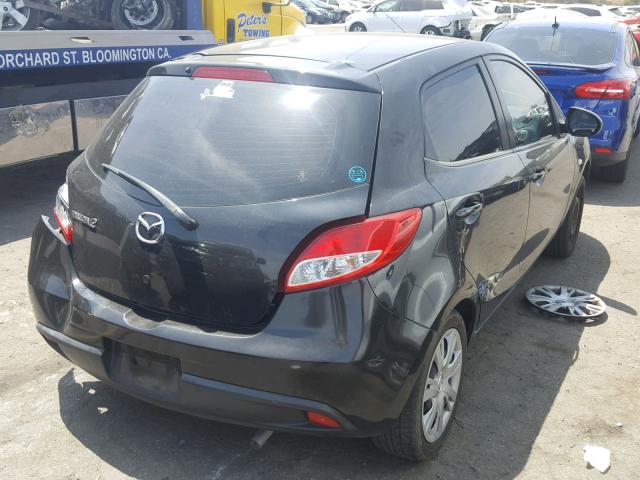 JM1DE1KZ7E0180699 - 2014 MAZDA MAZDA2 SPO BLACK photo 4