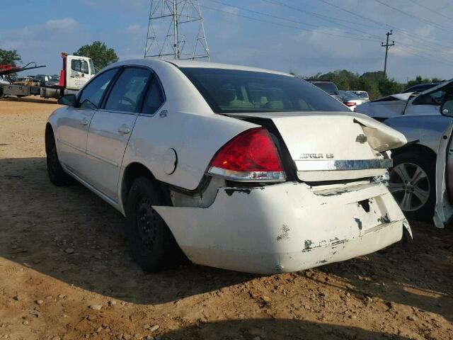 2G1WB58K679368134 - 2007 CHEVROLET IMPALA WHITE photo 3