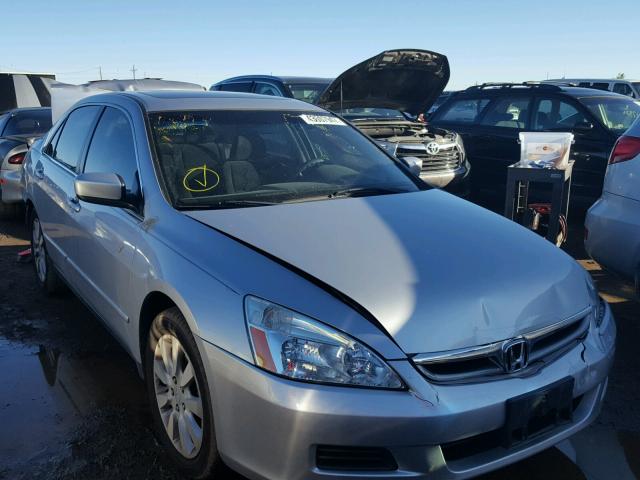 1HGCM66366A034003 - 2006 HONDA ACCORD SILVER photo 1