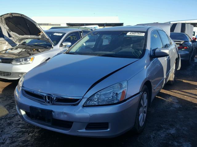 1HGCM66366A034003 - 2006 HONDA ACCORD SILVER photo 2